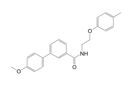 [1,1'-biphenyl]-3-carboxamide, 4'-methoxy-N-[2-(4-methylphenoxy)ethyl]-