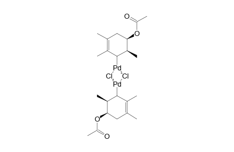 DI-(MY-CHLORO)-BIS-[(1,2,3-ETA)-5-ACETOXY-1,2,4-TRIMETHYL-2-CYCLOHEXEN-1-YL]-DIPALLADIUM
