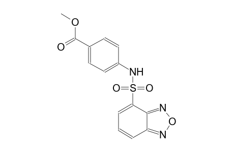 benzoic acid, 4-[(2,1,3-benzoxadiazol-4-ylsulfonyl)amino]-, methyl ester