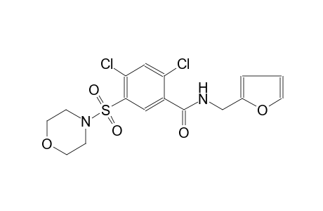 2,4-dichloro-N-(2-furylmethyl)-5-(4-morpholinylsulfonyl)benzamide