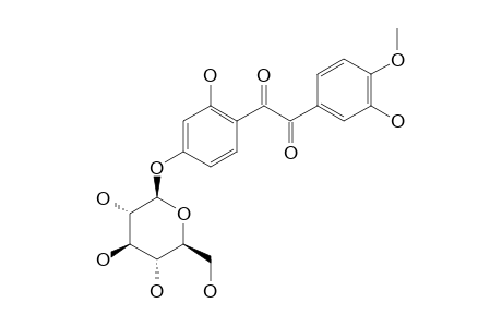SOPHODIBENZOSIDE_C;2',3''-DIHYDROXY-4''-METHOXYDIBENZOYL-4'-O-BETA-D-GLUCOPYRANOSIDE