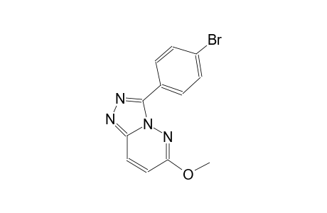 3-(4-bromophenyl)[1,2,4]triazolo[4,3-b]pyridazin-6-yl methyl ether