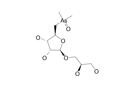 (R)-2,3-DIHYDROXYPROPYL-5-DEOXY-5-DIMETHYLARSINYL-BETA-D-RIBOSIDE