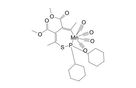 3,3,3,3-TETRACARBONYL-2,2-DICYCLOHEXYL-1-THIA-LAMBDA-(4)-PHOSPHA-3-MANGANA-4,6-CYCLOHEPTADIENE-5,6-DICARBOXYLIC-ACID-DIMETHYLESTER