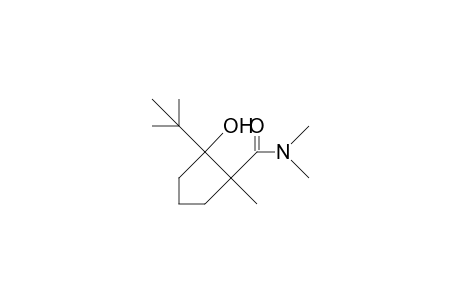 1-tert-Butyl-1-hydroxy-2-methyl-2-(N,N-dimethyl-carbamido)-cyclopentane