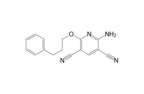 2-Amino-3,5-dicyano-6-(3-phenylpropoxy)pyridine