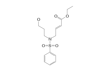 (E)-ETHYL-4-[N-PHENYLSULFONYL-N-(3-HYDROXYPROPYL)-AMINO]-BUT-2-ENOATE