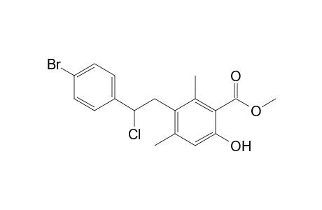 Methyl 5-[2-(4-Bromophenyl)-2-chloroethyl]-4,6-dimethylsalicylate