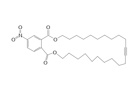 2-Nitro-7,8,9,10,11,12,13,14,15,16,19,20,2122,23,24,25,26,27,28-eicosahydro-6,29-dioxabenzocyclooctacos-17-yne-5,30-dione