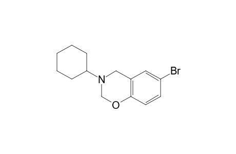 2H-1,3-Benzoxazine, 6-bromo-3-cyclohexyl-3,4-dihydro