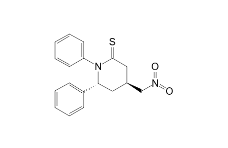 trans-1,6-Diphenyl-4-nitromethylpiperidine-2-thione