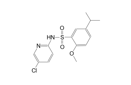 benzenesulfonamide, N-(5-chloro-2-pyridinyl)-2-methoxy-5-(1-methylethyl)-
