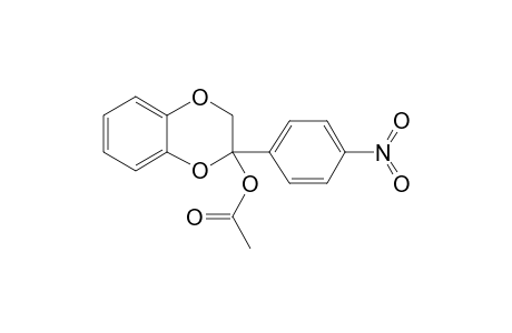 2-(4-(Hydroxy(oxido)amino)phenyl)-2,3-dihydro-1,4-benzodioxin-2-yl acetate