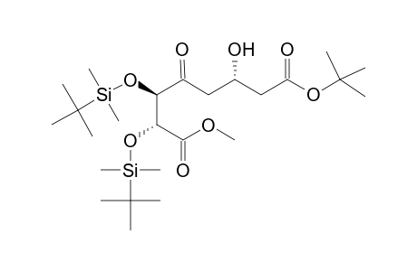 (2R,3R,6S)-2,3-Bis-(tert-butyl-dimethyl-silanyloxy)-6-hydroxy-4-oxo-octanedioic acid 8-tert-butyl ester 1-methyl ester