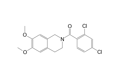 2-(2,4-dichlorobenzoyl)-6,7-dimethoxy-1,2,3,4-tetrahydroisoquinoline