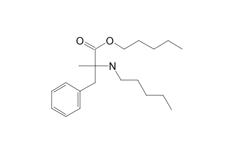 Phenylalanine, dl, .alpha.-methyl-N-(N-pentyl)-, N-pentyl ester