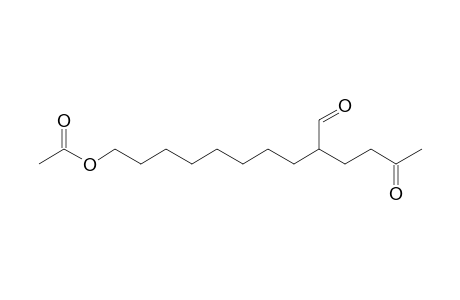 (9-formyl-12-oxo-tridecyl) acetate
