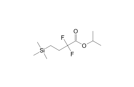 Isopropyl 2,2-Difluoro-4-(trimethylsilyl)butanoate