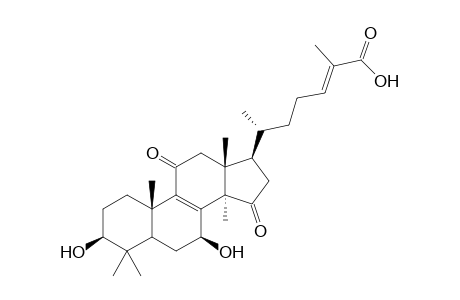 (E,6R)-2-methyl-6-[(3S,7S,10S,13R,14R,17R)-4,4,10,13,14-pentamethyl-3,7-bis(oxidanyl)-11,15-bis(oxidanylidene)-2,3,5,6,7,12,16,17-octahydro-1H-cyclopenta[a]phenanthren-17-yl]hept-2-enoic acid