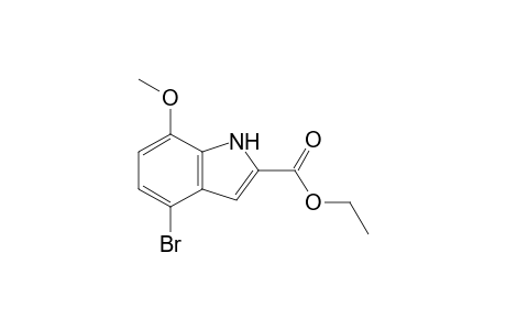 4-bromo-7-methoxy-1H-indole-2-carboxylic acid ethyl ester