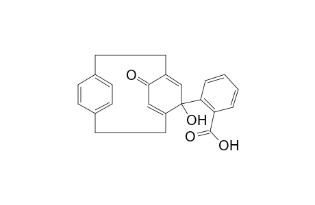 2-(5-Hydroxy-15-oxotricyclo[8.2.2.2(4,7)]hexadeca-1(13),4(16),6,10(14),11-pentaen-5-yl)benzoic acid