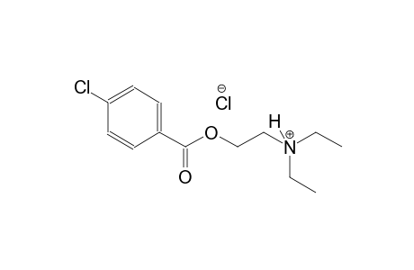 2-[(4-chlorobenzoyl)oxy]-N,N-diethylethanaminium chloride