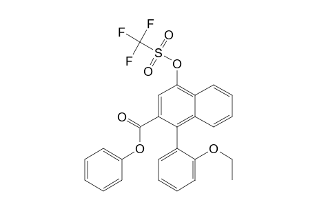 Phenyl 1-(2-ethoxyphenyl)-4-(trifluoromethylsulfonyloxy)-2-naphthoate