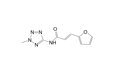 (2E)-3-(2-furyl)-N-(2-methyl-2H-tetraazol-5-yl)-2-propenamide