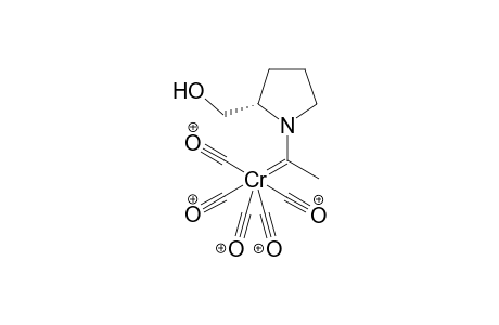 syn-2-Hydroxymenthylpyrrolidin-1-ylethylene]pentacarbonylchromium complex
