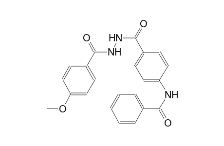 N-(4-{[2-(4-methoxybenzoyl)hydrazino]carbonyl}phenyl)benzamide