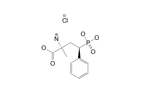 (2S,4R)-2-AMINO-2-METHYL-4-PHENYL-4-PHOSPHONOBUTANOIC-ACID-HYDROCHLORIDE