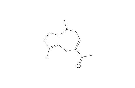 Ethanone, 1-(1,2,4,7,8,8a-hexahydro-3,8-dimethyl-5-azulenyl)-