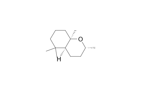 (1R,3S,6S)-1,3,7,7,-tetramethyl-2-oxabicyclo(4.4.0)decane