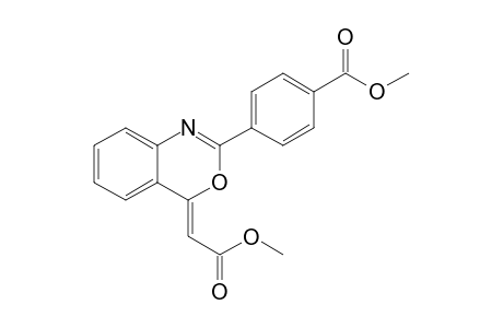 (Z)-4-(4-Methoxycarbonylmethylene-4H-benzo[d][1,3]oxazin-2-yl)benzoic acid methyl ester