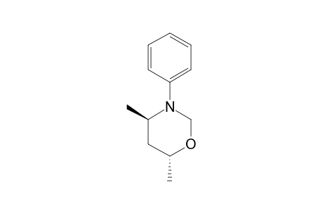 trans-4,6-DIMETHYL-3-PHENYL-TETRAHYDRO-1,3-OXAZINE