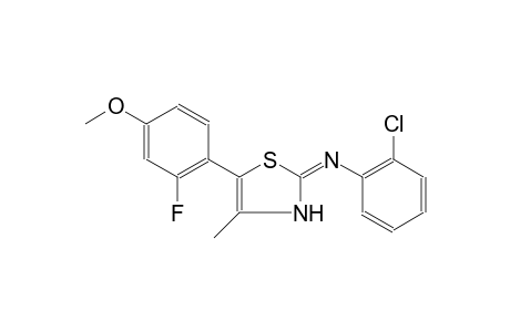 Benzenamine, 2-chloro-N-[5-(2-fluoro-4-methoxyphenyl)-4-methyl-2(3H)-thiazolylidene]-