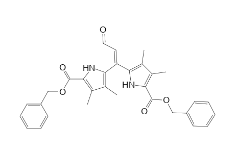 3,3-Bis(5-(benzyloxycarbonyl)-3,4-dimethyl-1H-2-pyrrolyl)acrolein