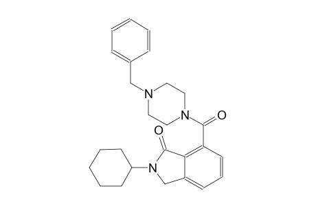 7-[(4-benzyl-1-piperazinyl)carbonyl]-2-cyclohexyl-1-isoindolinone