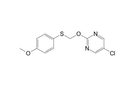 5-chloranyl-2-[(4-methoxyphenyl)sulfanylmethoxy]pyrimidine