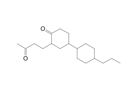 2-(3-ketobutyl)-4-(4-propylcyclohexyl)cyclohexanone