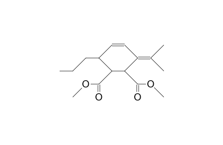 1a,2a-Bis(methoxycarbonyl)-3a-propyl-6-isopropylidene-4-cyclohexene