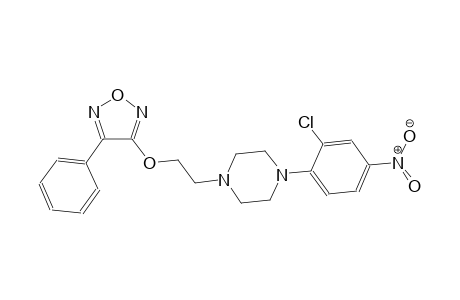 2-[4-(2-chloro-4-nitrophenyl)-1-piperazinyl]ethyl 4-phenyl-1,2,5-oxadiazol-3-yl ether
