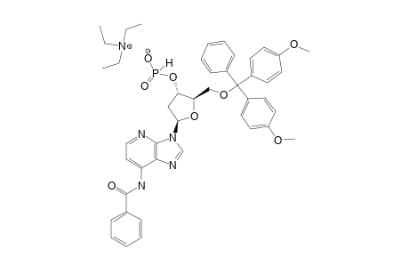 7-(BENZOYLAMINO)-3-[2-DEOXY-5-O-(4,4'-DIMETHOXYTRIPHENYLMETHYL)-BETA-D-ERYTHRO-PENTAFURANOSYL]-3H-IMIDAZO-[4,5-B]-PYRIDINE-3'-(TRIETHYLAMMONIUM-PHOSPHON;COMPOU