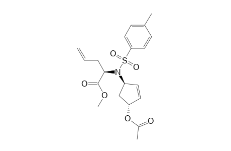 (R)-(S)-2-{[(1R,4R)-4-acetoxycyclopent-2-enyl](toluene-4-sulfonyl)amino}pent-4-enouic acid methyl ester