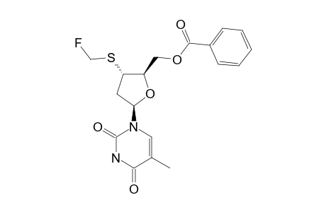 5'-O-BENZOYL-3'-DEOXY-3'-FLUOROMETHYLTHIO-THYMIDINE