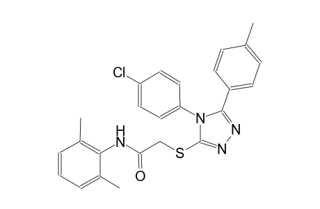 2-{[4-(4-chlorophenyl)-5-(4-methylphenyl)-4H-1,2,4-triazol-3-yl]sulfanyl}-N-(2,6-dimethylphenyl)acetamide