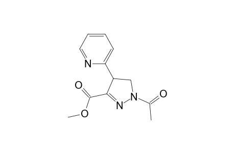 1-Acetyl-3-methoxycarbonyl-4-(2-pyridyl)-pyrazoline