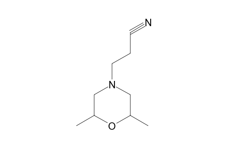 2,6-dimethyl-4-morpholinepropionitrile