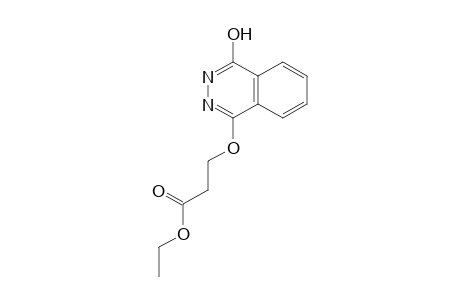 Propanoic acid, 3-[(4-hydroxy-1-phthalazinyl)oxy]-, ethyl ester