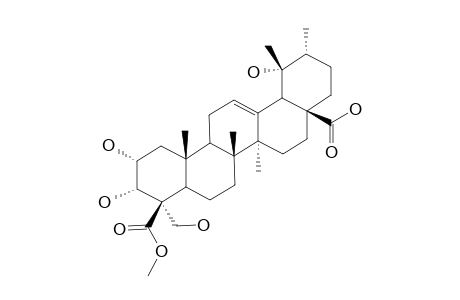 2-ALPHA,3-BETA,19-ALPHA,23-TETRAHYDROXY-URS-12-ENE-24,28-DIOIC-ACID